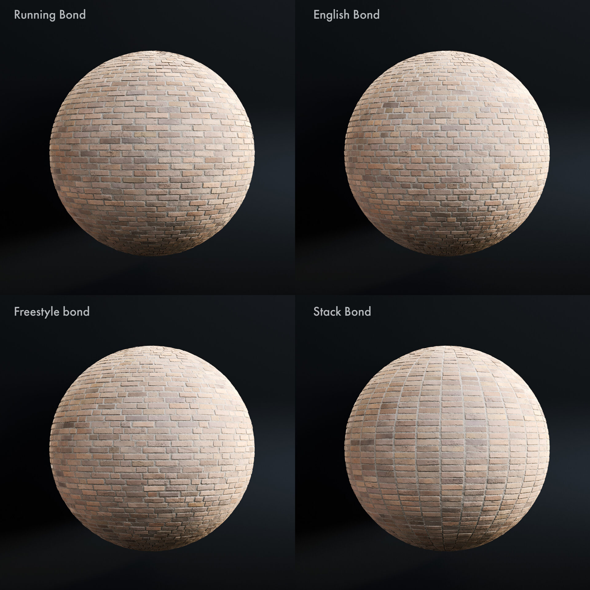 Standard aged Brick - Bright Vanilla
