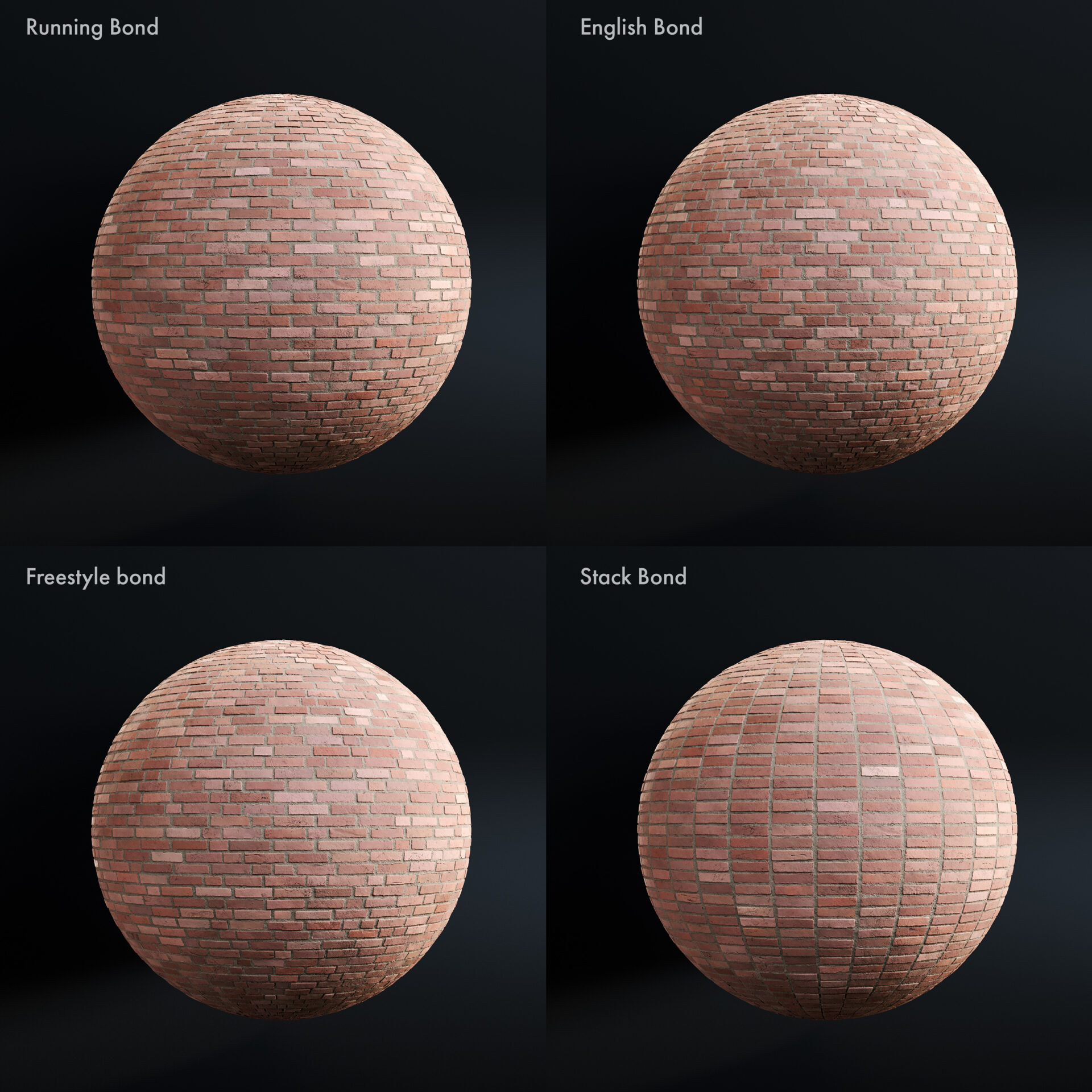 Standard aged Brick - Red