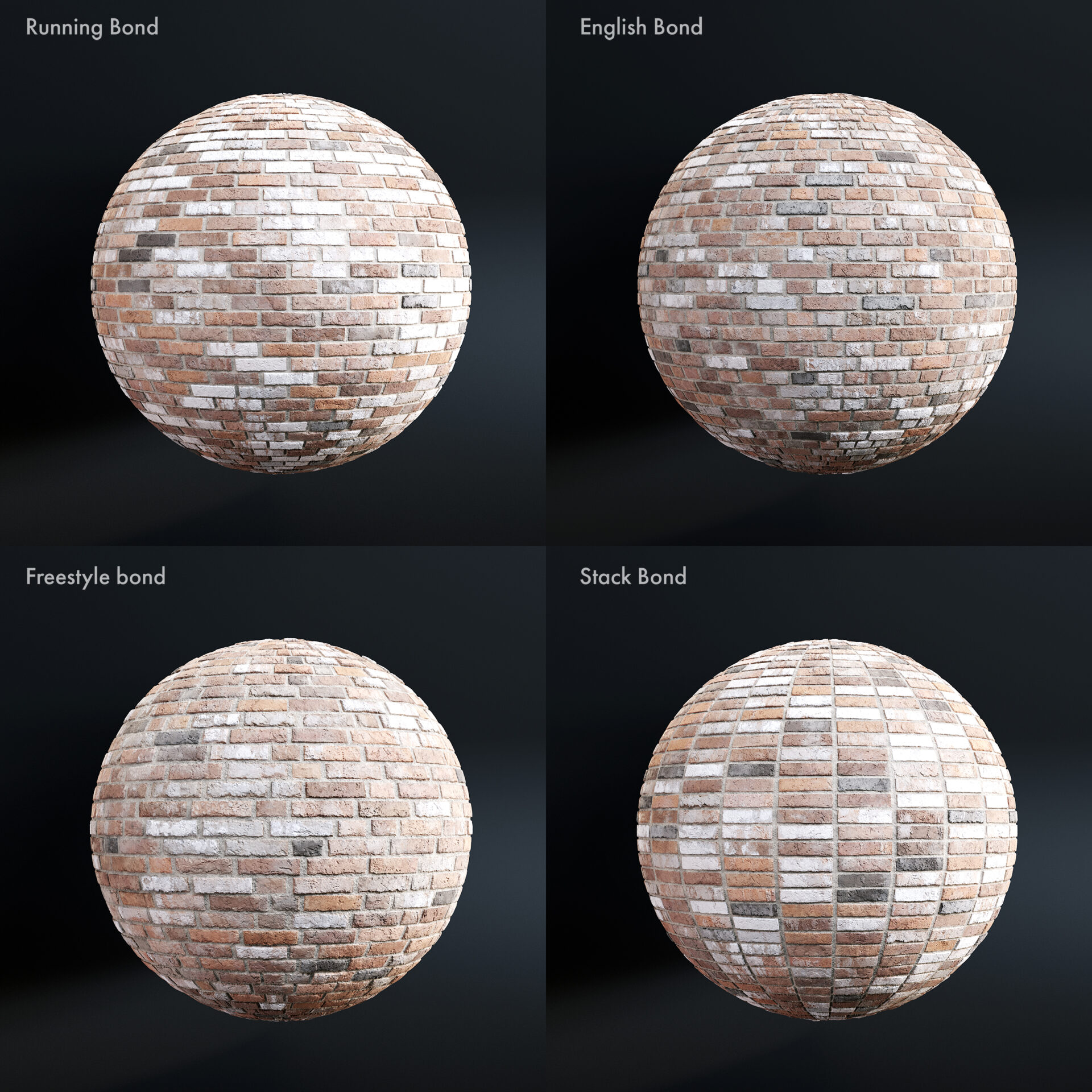 White Stained Brick - orange-brown