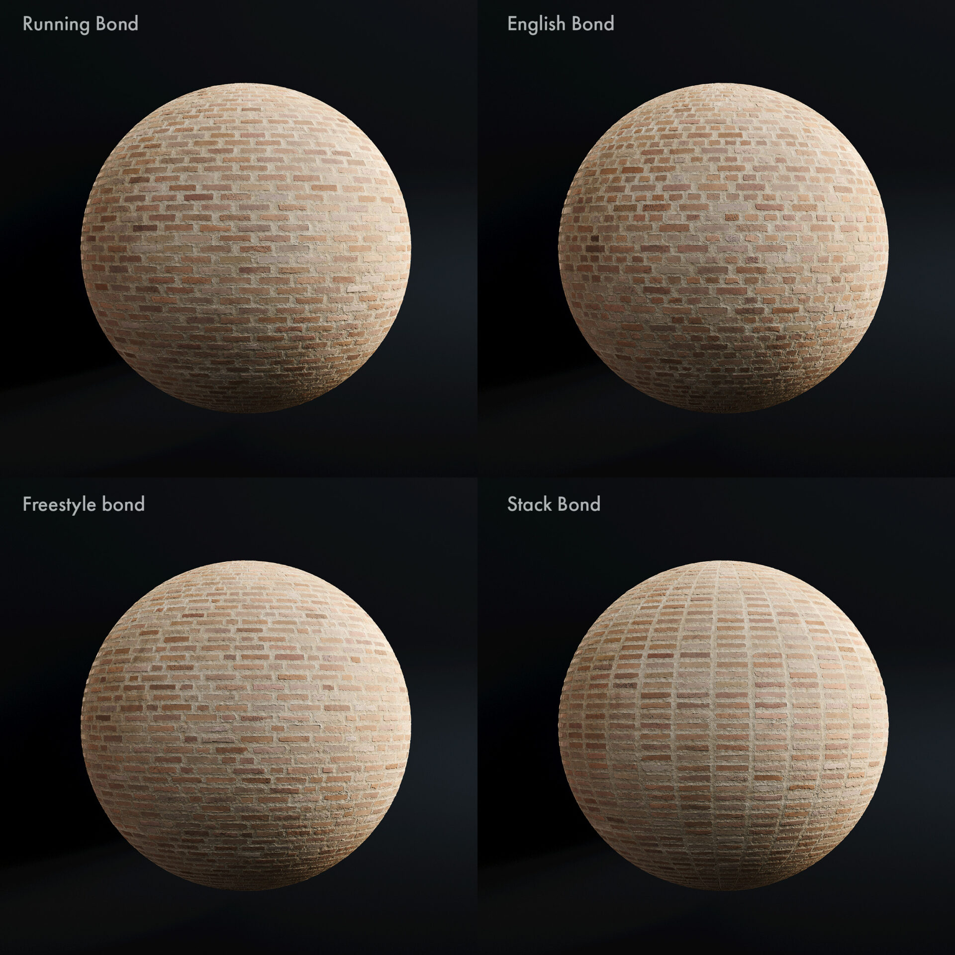 Wide Joint Brick - Brown