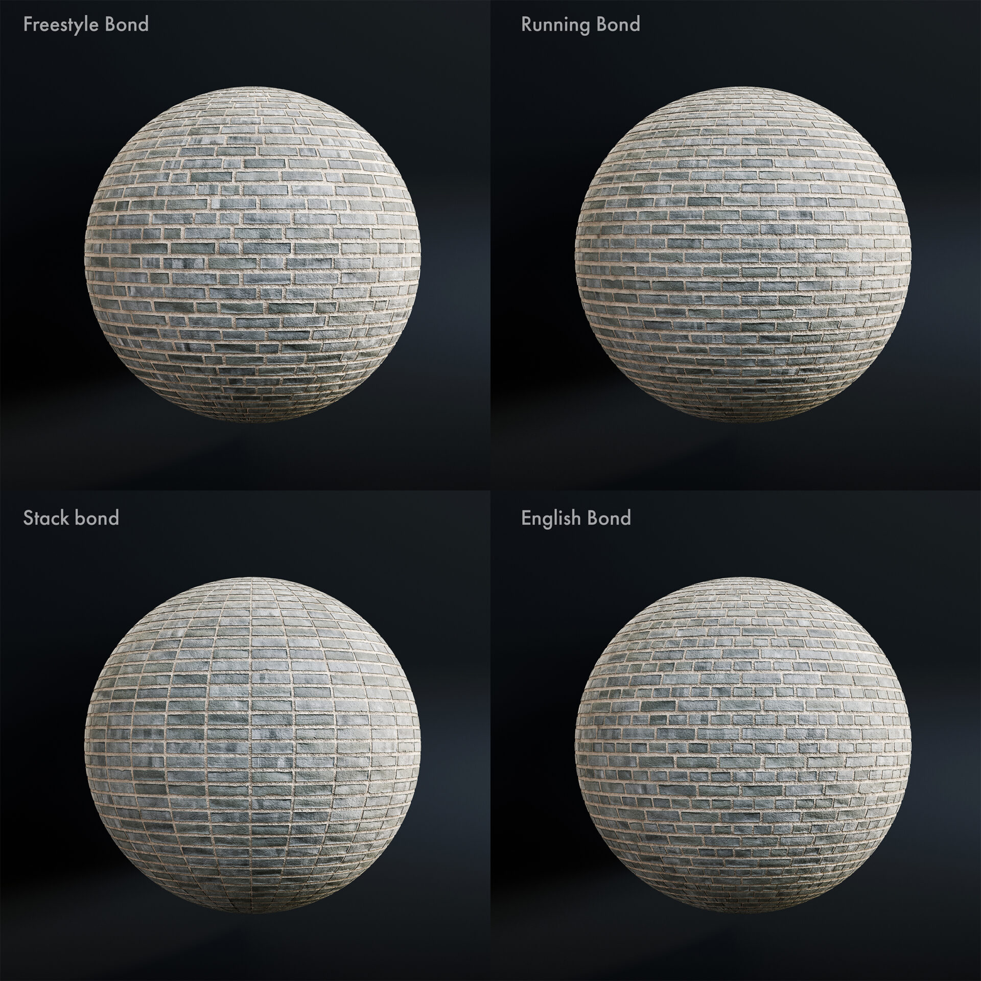 modern brick - boulder - bonds